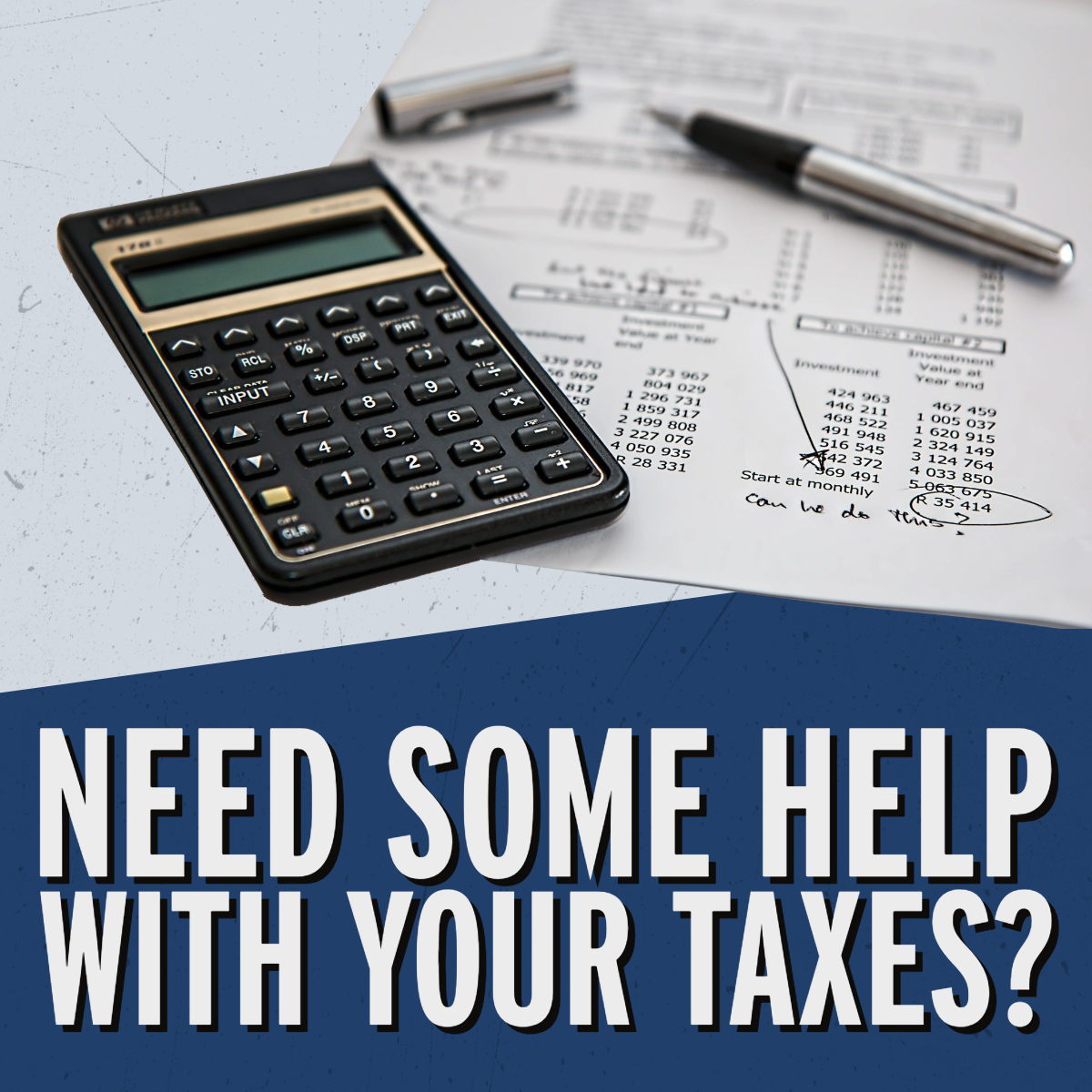need help with your taxes