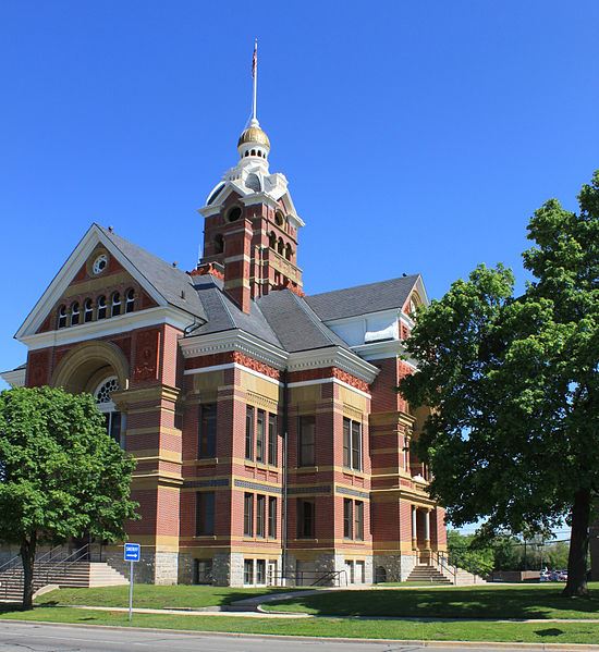 Lenawee historic courthouse from North East