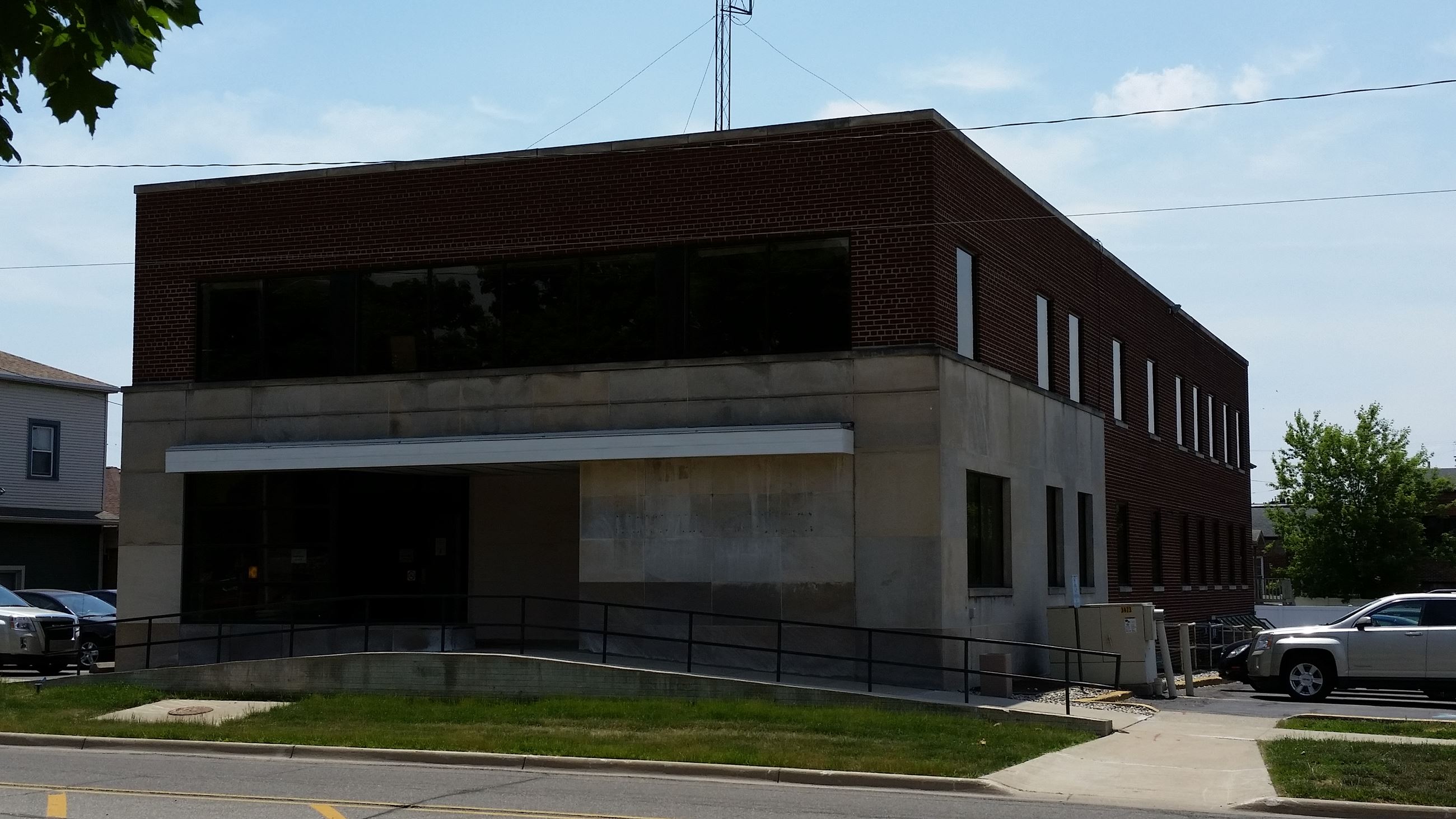 Annex Brown Brick square building